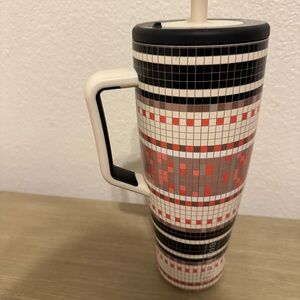 Starbucks Tartan Travel Mug - Black, Red, White
